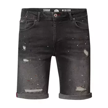 Шорты Petrol Industries M-1020-SHO007 Ripped Paint denim, серый