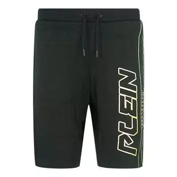 Шорты Philipp Plein с трафаретным логотипом Plein Sport, черный