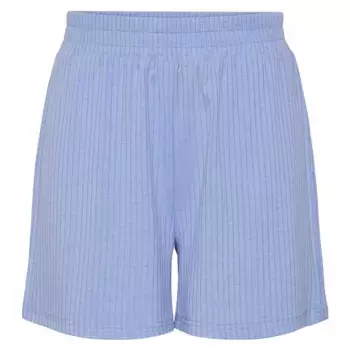 Шорты Pieces Kylie high waist, синий