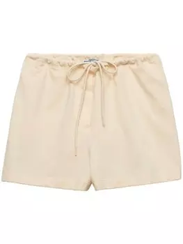 Шорты пике Prada, желтый