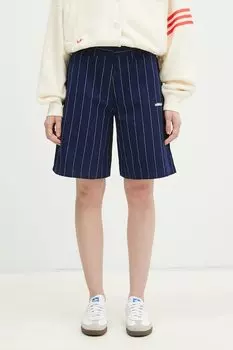 Шорты Pinstripe short Adidas Originals, темно-синий