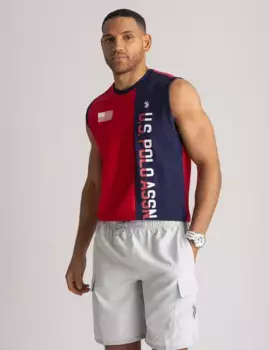 Шорты-плавки U.S. Polo Assn 10" Tonal Cargo, серый