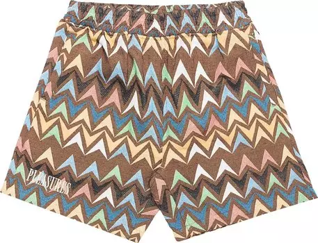 Шорты Pleasures Basket Woven Shorts Brown, коричневый
