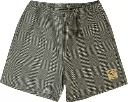 Шорты Pleasures Chase Plaid Shorts 'Black', черный