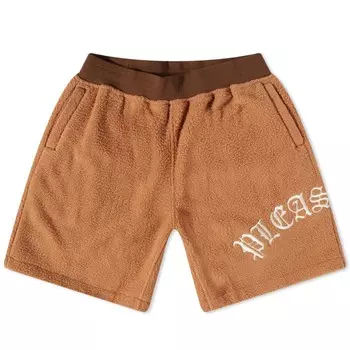 Шорты Pleasures Mars из шерпы, коричневый