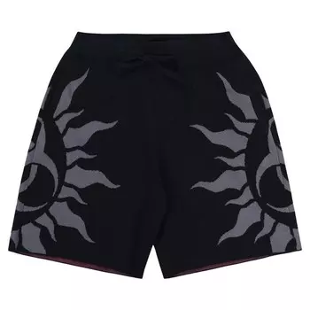 Шорты Pleasures Radiation Jacquard Shorts Black, черный