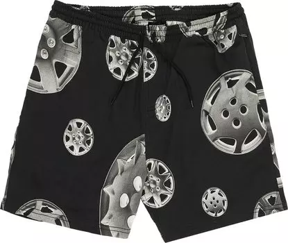 Шорты Pleasures Roadside Twill Shorts 'Black', черный