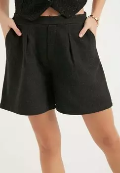 Шорты PLEATED LONG SHORTS Herita, цвет dark grey