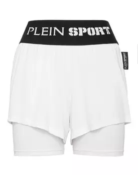Шорты Plein Sport Regular Athletic Pants, белый