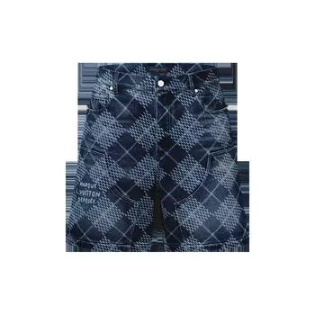 Шорты плотника из денима Louis Vuitton, синий