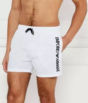 Шорты пляжные Emporio Armani Regular Fit, белый