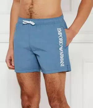 Шорты пляжные Emporio Armani Regular Fit, синий