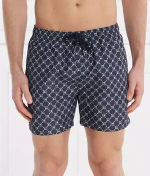 Шорты пляжные Joop! Mykonos Regular Fit, черный / белый