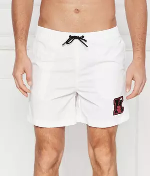 Шорты пляжные Karl Lagerfeld Regular Fit, белый