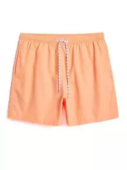 Шорты пляжные мужские Manfinity с завязками на талии, коралловый / оранжевый
