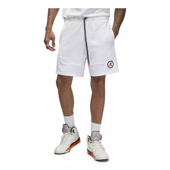 Шорты полет mvp логотип шорты Air Jordan, белый
