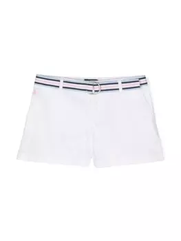 Шорты Polo Pony с поясом Ralph Lauren Kids, белый