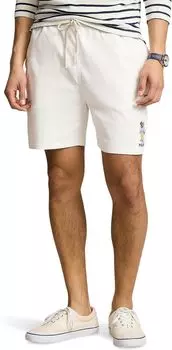 Шорты Polo Ralph Lauren 6-Inch Polo Bear Jersey Shorts, цвет Deckwash White Hmgwy Bear