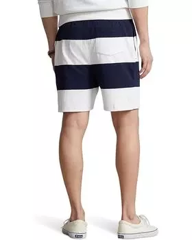 Шорты Polo Ralph Lauren 6" Polo Bear Striped Jersey Shorts, цвет Cruse Navy/White Regatta Bear