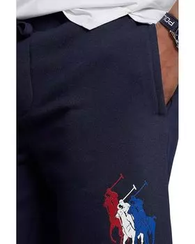 Шорты Polo Ralph Lauren 8.5" Triple Pony Fleece Shorts, цвет Cruise Navy