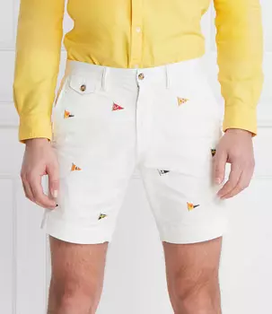 Шорты POLO RALPH LAUREN Straight fit stretch, белый