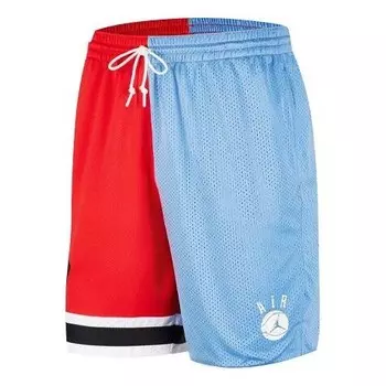 Шорты повседневные спортивные шорты на шнурке красные сращивание Air Jordan, мульитколор