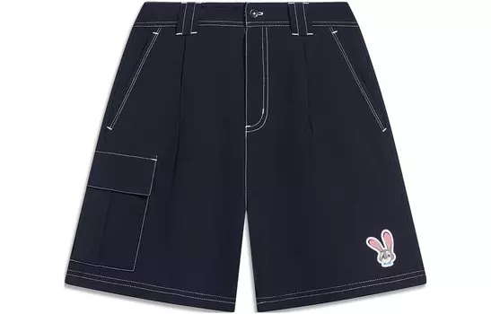 Шорты повседневные женские Disney X Disney черного цвета Lining