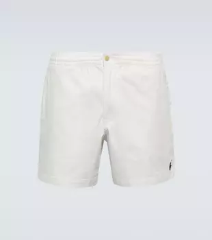 Шорты Prepster из смесового хлопка Polo Ralph Lauren, белый