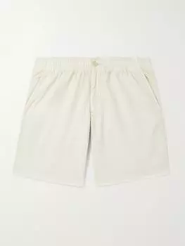 Шорты Prepster Straight-Leg из хлопка-оксфорда с минеральным крашением POLO RALPH LAUREN, бежевый
