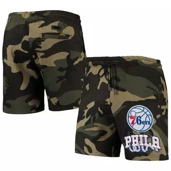 Шорты Pro Standard Philadelphia 76Ers, камуфляж