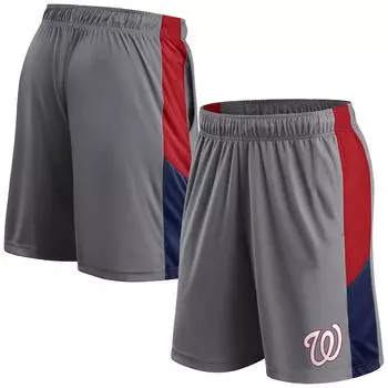 Шорты Profile Washington Nationals, серый