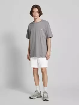 Шорты прямого кроя с фактурным рисунком, модель «JAIDEN MASSIMO» Jack & Jones, белый