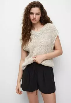 Шорты PULL&BEAR, черный