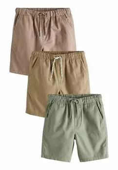 Шорты PULL-ON 3 PACK Next, цвет pink tan brown sage green