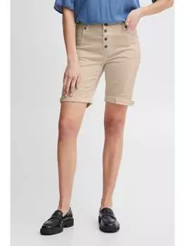 Шорты PULZ Jeans, бежевый