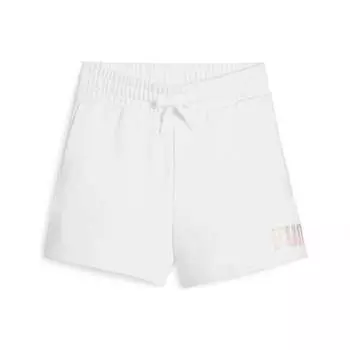 Шорты PUMA ESS+ SUMMER DAZE для девочек-подростков, белый