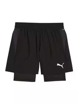 Шорты PUMA Regular Workout Pants, черный