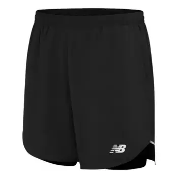 Шорты q speed 6 дюймов 2 в 1 короткие New Balance, черный
