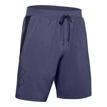 Шорты qualifier speedpocket linerless 9 inch shorts 'navy' Under Armour, синий