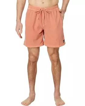 Шорты Quiksilver 17" Everyday Surfwash Volley Shorts, цвет Canyon Clay