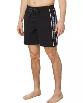Шорты Quiksilver 17" Everyday Vert Volley 2 Shorts, черный