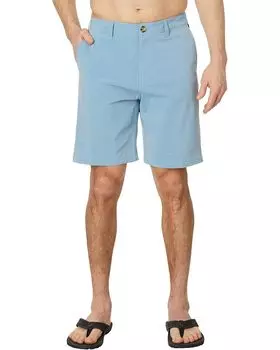 Шорты Quiksilver 20" Union Heather Amphibian Shorts, цвет Blue Shadow