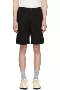 Шорты Ragnar из тонкой ломаной саржи Norse Projects, черный