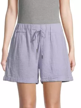 Шорты Rd Style однотонные тканые, фиолетовый