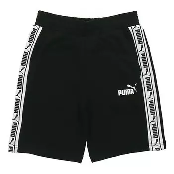 Шорты rebel sweat shorts 'black' Puma, черный