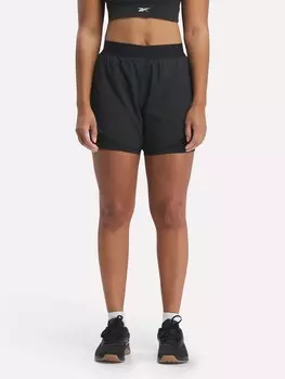 Шорты Reebok RUNNING 2 IN 1 SHORT, черный