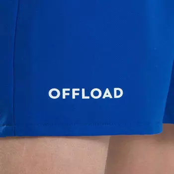 Шорты регби Club R100 без кармана детские королевский синий OFFLOAD, морской синий