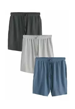 Шорты REGULAR FIT - 3 PACK - Tracksuit bottoms Next, черный