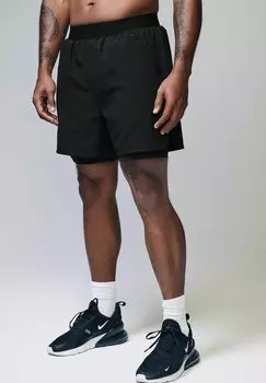 Шорты REGULAR FIT -ACTIVE 2 IN 1 Next, черный