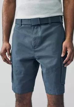 Шорты REGULAR FIT BELTED CARGO Next, синий